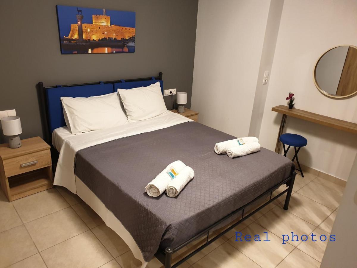 Ferienwohnung Blue - Comfy Center Rodos Asgourou Exterior foto